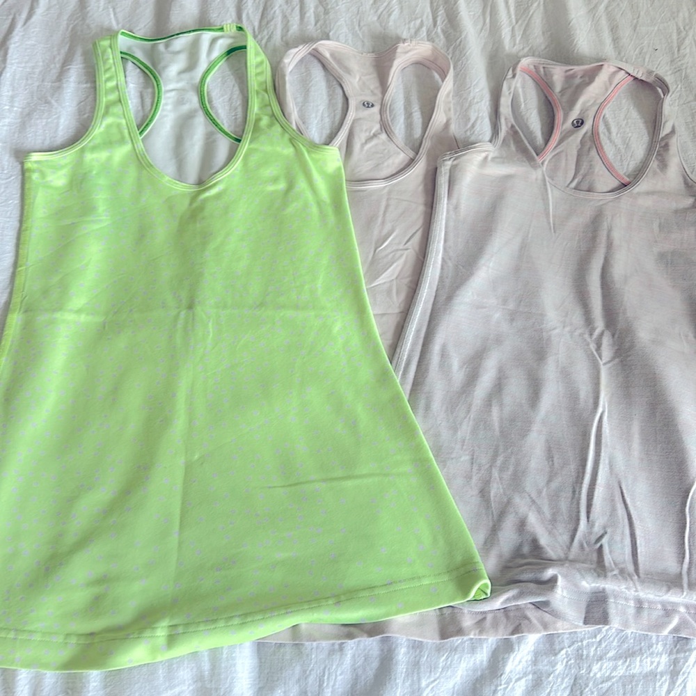 3 Lululemon racer back tanks